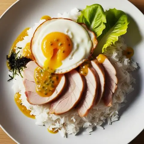Hình ảnh Cơm Lườn ngỗng xông khói Chanh dây