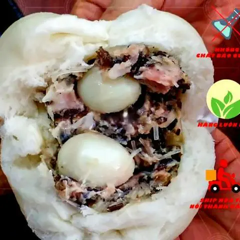 Hình ảnh Bánh bao 2 trứng cút