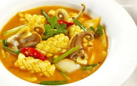 Hình ảnh Mực Xào Cà Ri