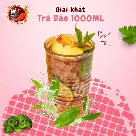 Hình ảnh Trà đào 1000ML