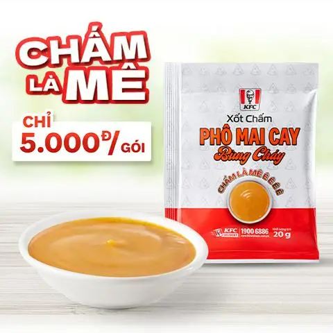 Hình ảnh Xốt Chấm Vị Phô Mai Cay
