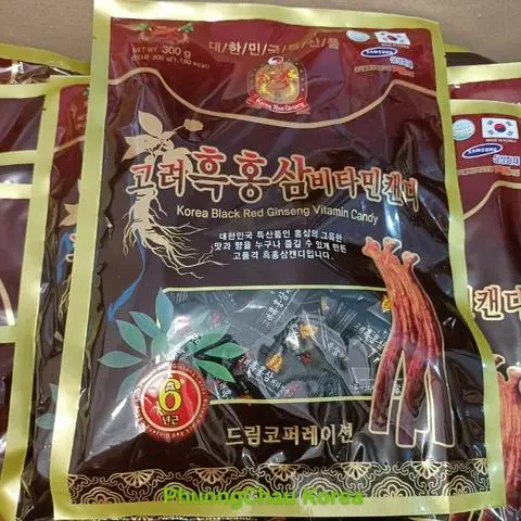 Hình ảnh Kẹo Hắc Sâm ( bịch 300g)