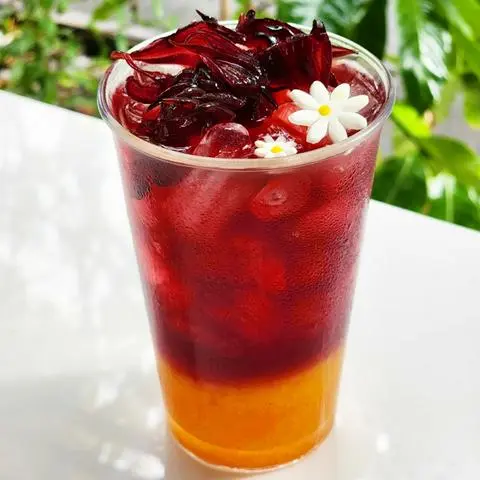 Hình ảnh Trà cam atiso đỏ 