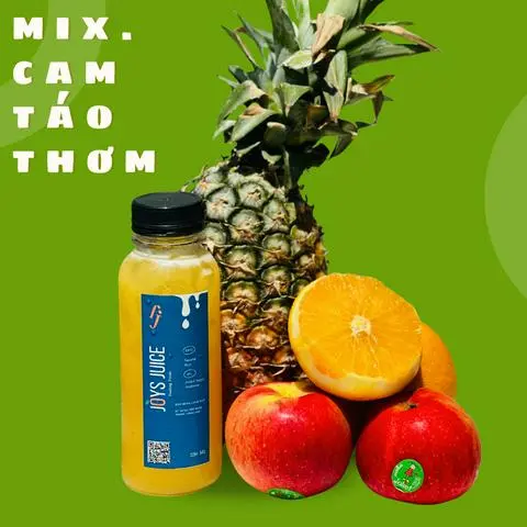 Hình ảnh Mix. Ép Cam - Táo - Thơm