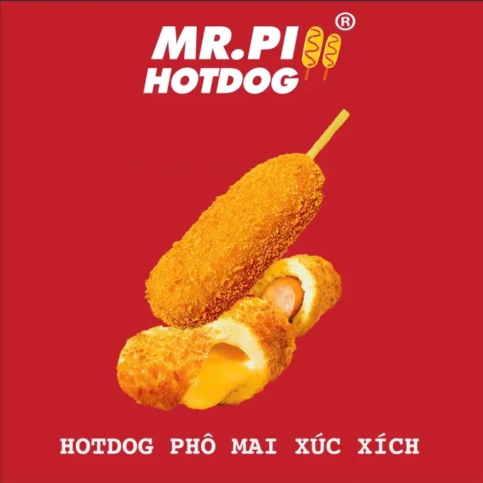 Hình ảnh HOTDOG PHÔ MAI XÚC XÍCH