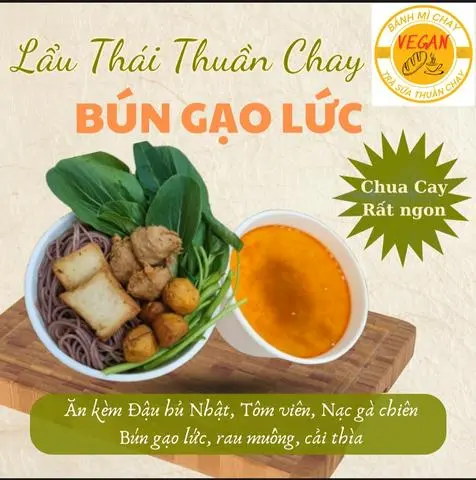Hình ảnh Lẩu ly vị Thái chua cay- Bún gạo lứt