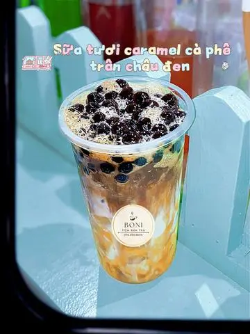 Hình ảnh Sữa tươi cà phê caramel