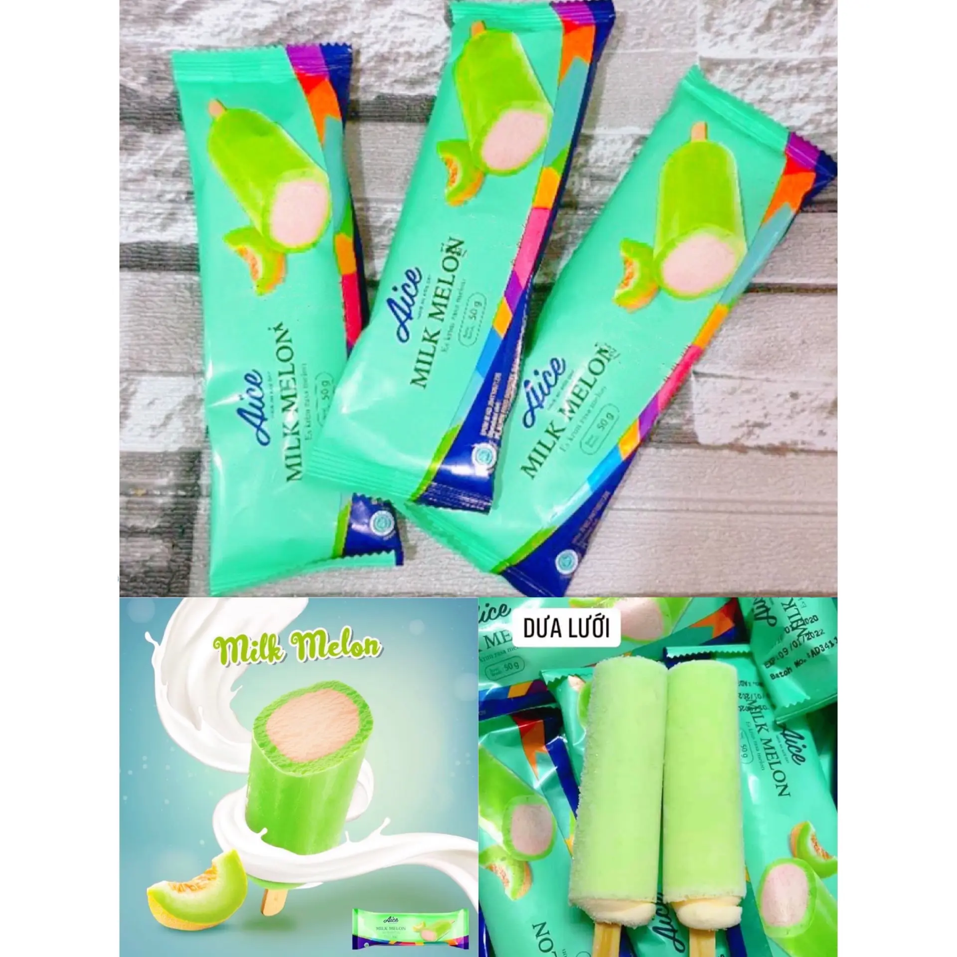 Hình ảnh Kem Aice Dưa Lưới