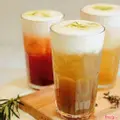 Hình ảnh Hồng trà đào kem phô mai Ly750ml