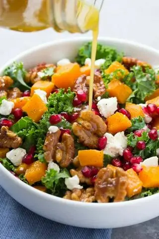 Hình ảnh Pumpkin Goats walnut salad