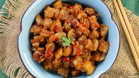 Hình ảnh Tóp mỡ cháy mắm tỏi 
