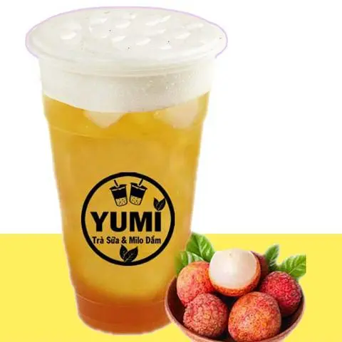 Hình ảnh Trà Vải Tươi Dầm Kem Cheese (Size 700ml)