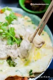 Hình ảnh tủy bò chưng trứng 