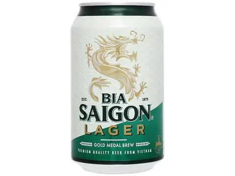 Hình ảnh Bia Saigon Lager Xanh