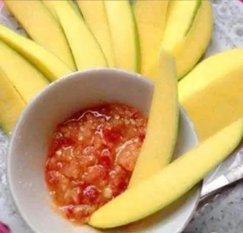Hình ảnh Xoài Sống+muối tây ninh
