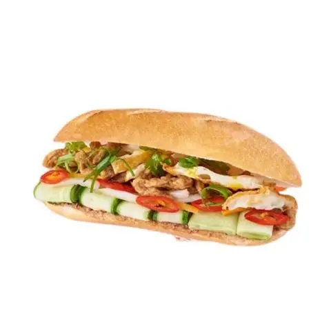 Hình ảnh Bánh mì Chả cá - Ốp la