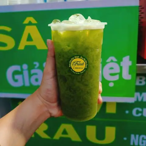 Hình ảnh Rau má đậu xanh ly 700ml
