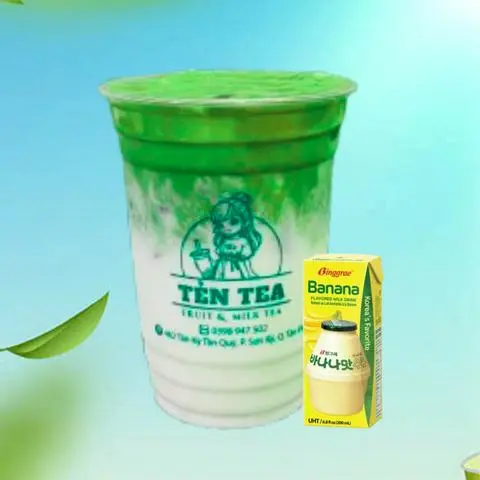 Hình ảnh Matcha sữa chuối 