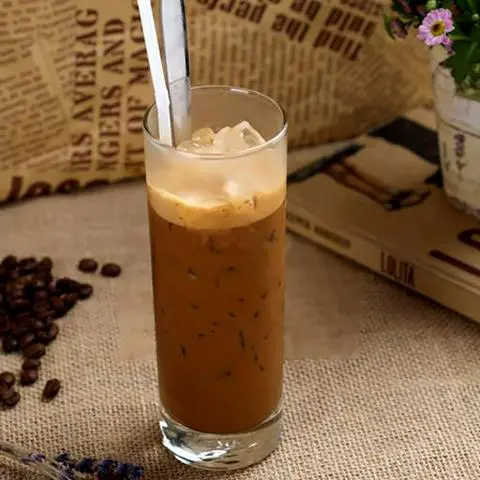 Hình ảnh Cà phê sữa pha máy