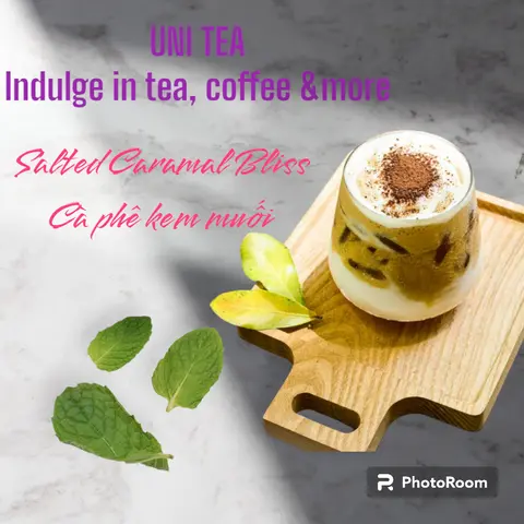 Hình ảnh Cà Phê Kem Muối/ Machiato - Salted Caramel Bliss