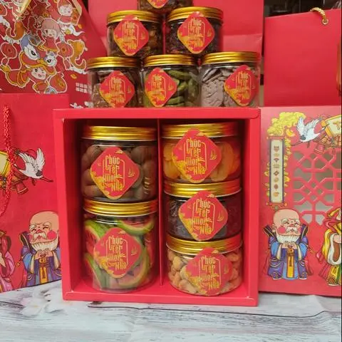 Hình ảnh Set quà Tết ngũ phúc 3 ông phúc lộc thọ