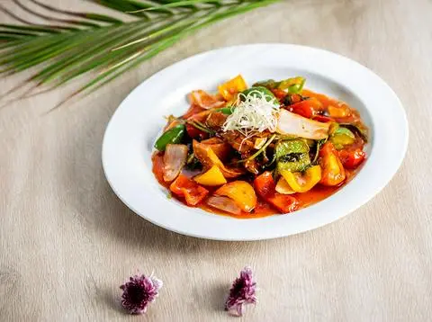Hình ảnh Nấm Đùi Gà Xào Chua Ngọt