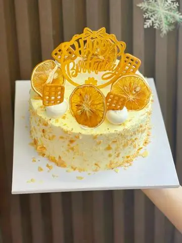 Hình ảnh Bánh kem bắp hạnh nhân size 16