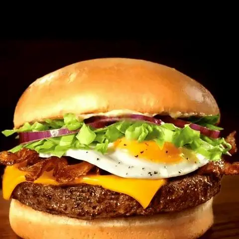 Hình ảnh Hamburger bò - trứng