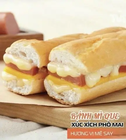 Hình ảnh Bánh mì que xúc xích phô mai