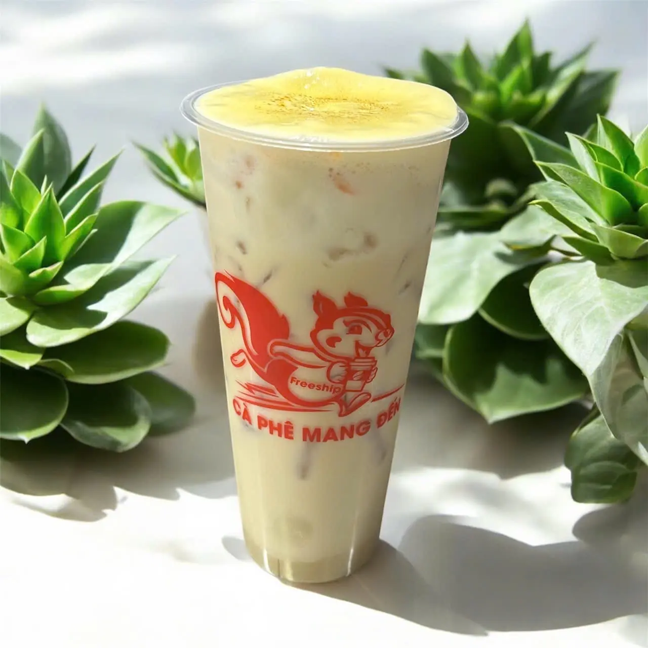 Hình ảnh Trà sữa  kem trứng khè 700ml