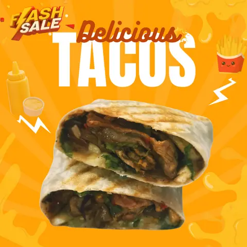 Hình ảnh Big tacos bò sốt cay