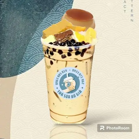Hình ảnh Trà sữa full topping ( có bánh flan )