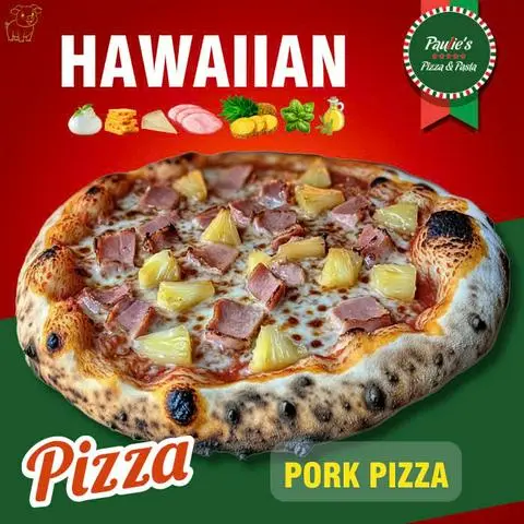 Hình ảnh Pizza Giăm Bông Dứa | Hawaiian Pizza