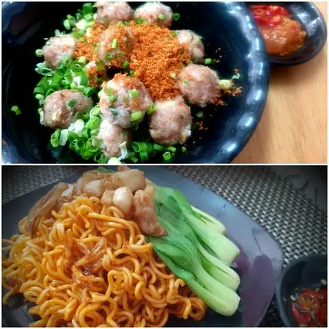 Hình ảnh MÌ TRỘN TÓP MỠ SÚP MUỐI ỚT HEO BĂM VIÊN