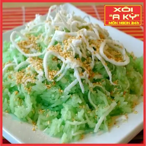 Hình ảnh Xôi Lá Dứa - Xôi Ngọt