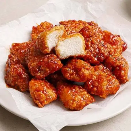 Hình ảnh Gà viên sốt chua ngọt