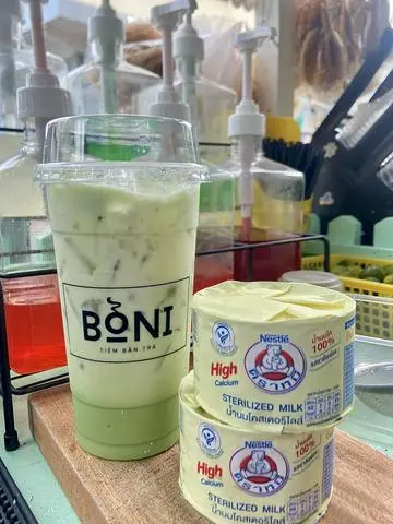 Hình ảnh Matcha sữa gấu