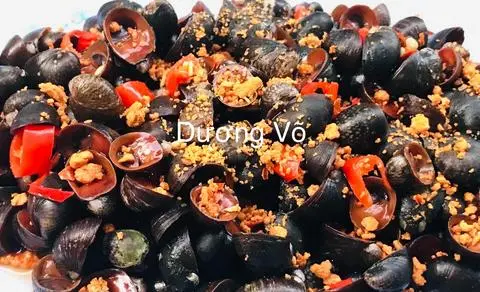 Hình ảnh Ốc Dừa Trung Lớn Rang Muối