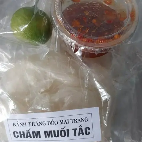 Hình ảnh Bánh tráng dẻo (chấm muối tắc)