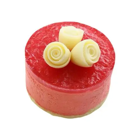 Hình ảnh Bánh Kem Nhỏ Mousse Dâu - Strawberry Mousse Cake (6x6cm)