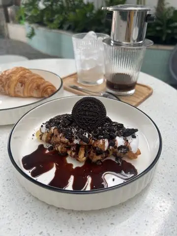 Hình ảnh Croffle Kem Oreo
