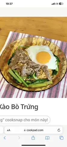Hình ảnh mì gói xào bò trứng 
