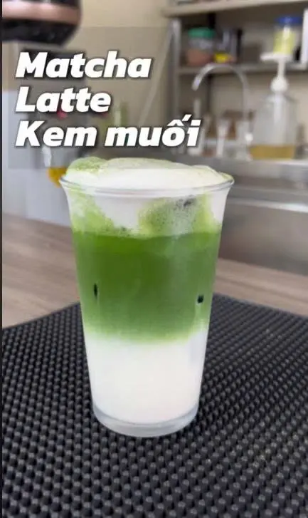Hình ảnh Matcha Latte Kem Muối