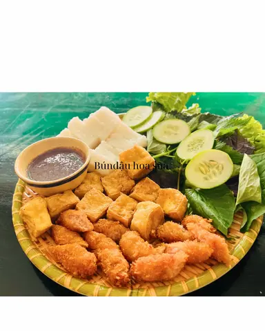 Hình ảnh Bún đậu nem chua rán