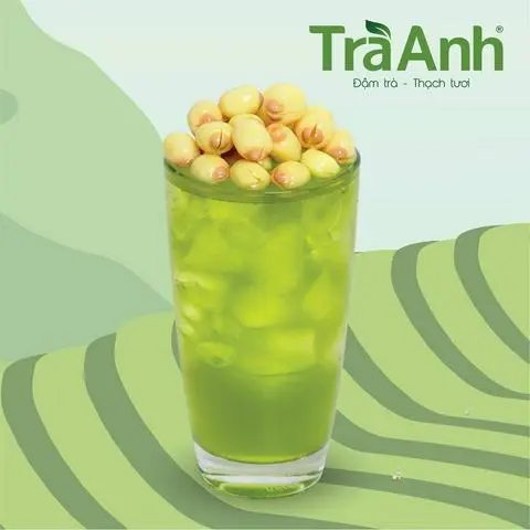 Hình ảnh Olong lá dứa hạt sen