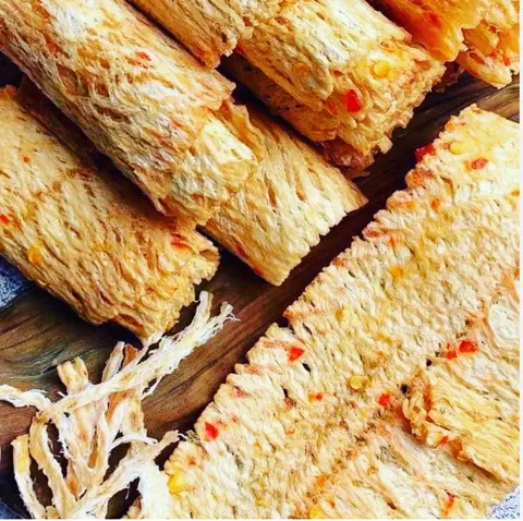 Hình ảnh Mực cán tẩm cay (200 gram)