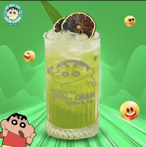 Hình ảnh Trà dưa lưới táo xanh