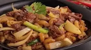 Hình ảnh NUI XÀO + BÒ LÚC LẮC + CẢI NGỌT XÀO TỎI