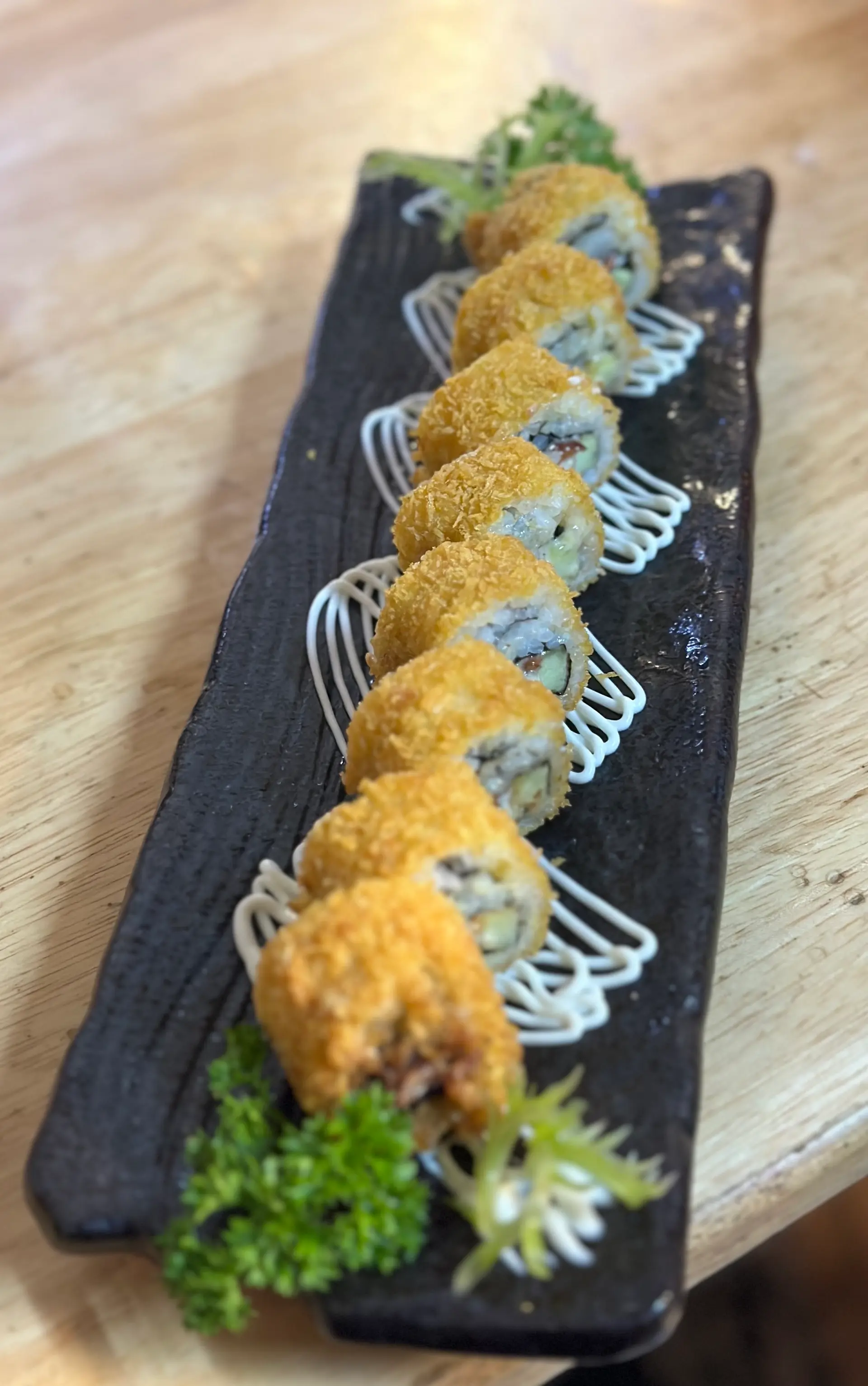 Hình ảnh Sushi chiên lươn Nhật - Chizu unagi katsu -F12