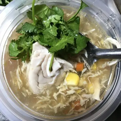 Hình ảnh súp Cua tôm Óc Heo hộp lớn 